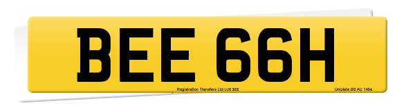 Registration number BEE 66H